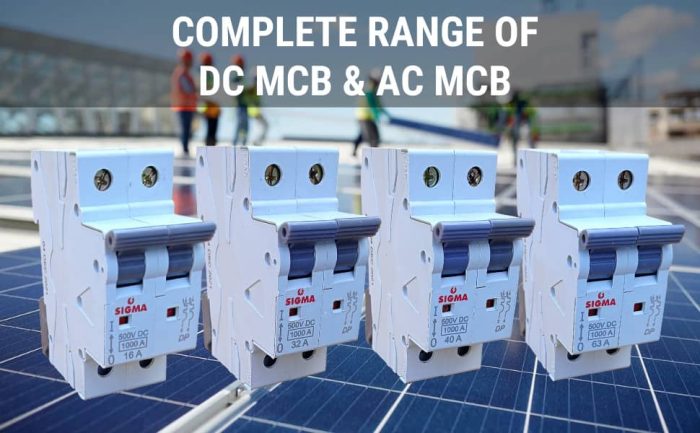 Solar Dc Mcb Ac Mcb At Best Price In India Kenbrook Solar