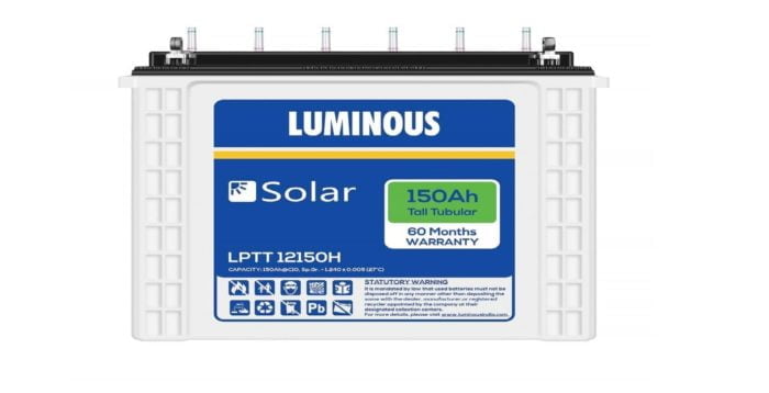 Luminous 150Ah Solar Battery
