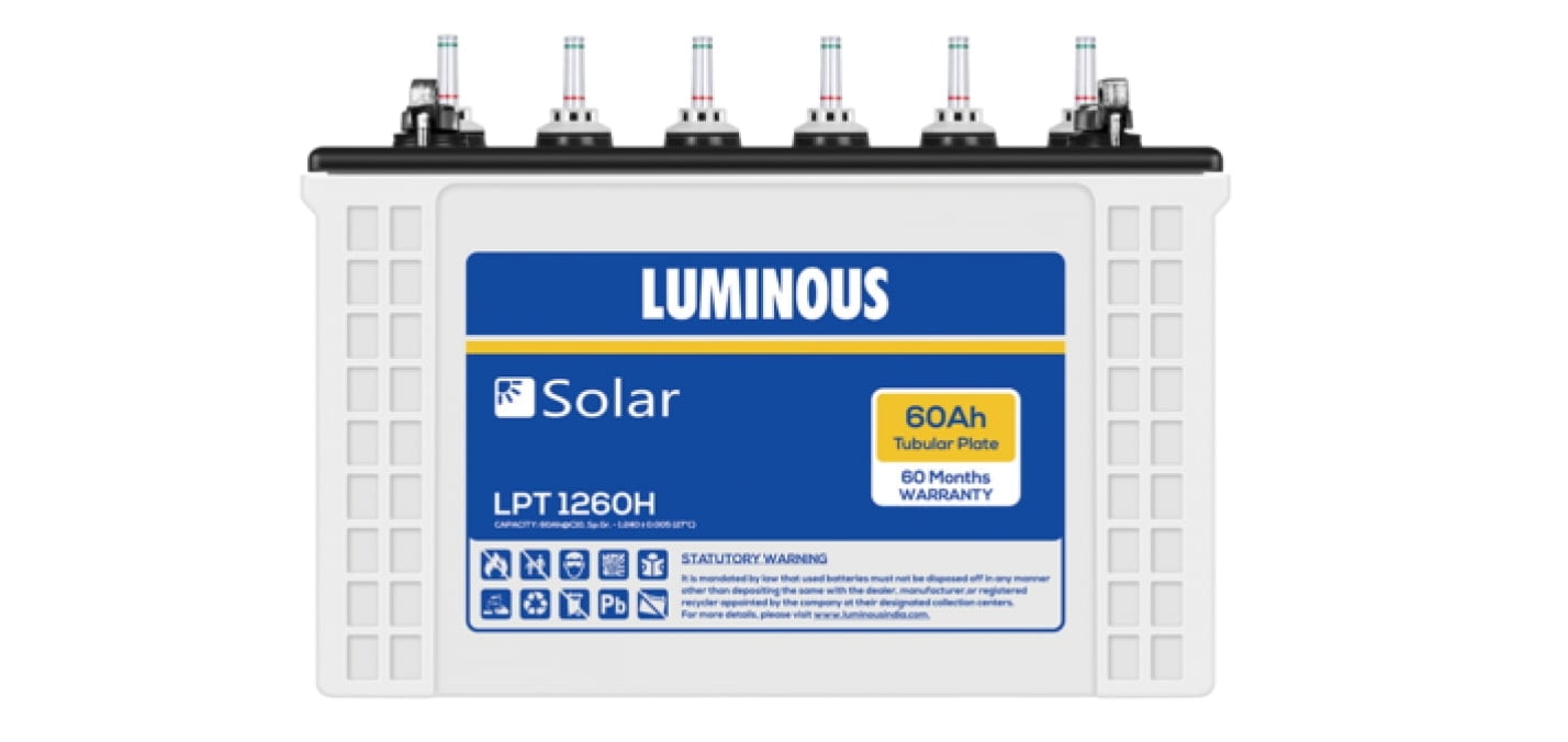 Luminous solar 60 AH battery
