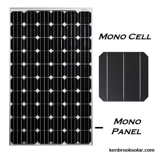 Mono pecr solar panel