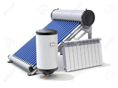 100 liter solar water heater