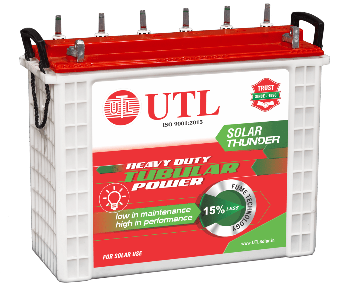 Buy UTL Solar Battery at Best Price in India with 36 months warranty