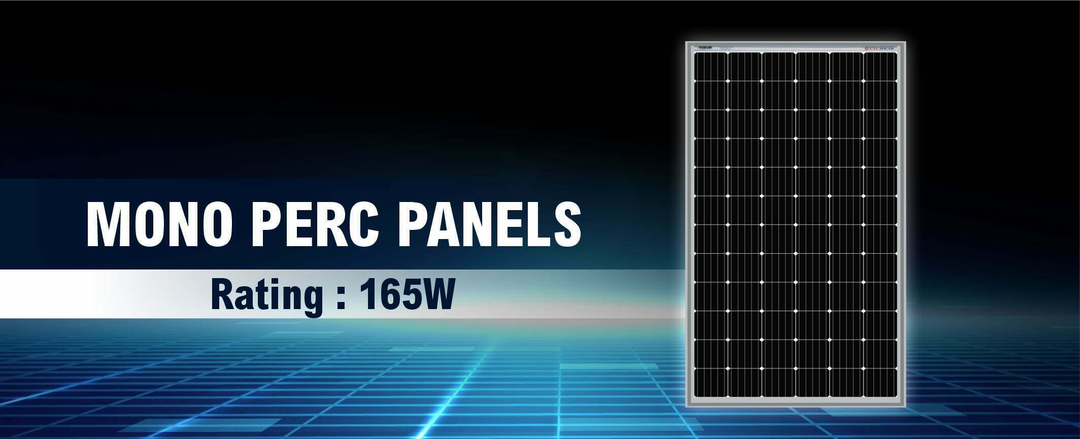 165 watt UTL mono perc solar panel