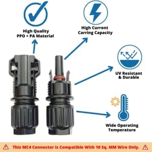 10mm solar connector