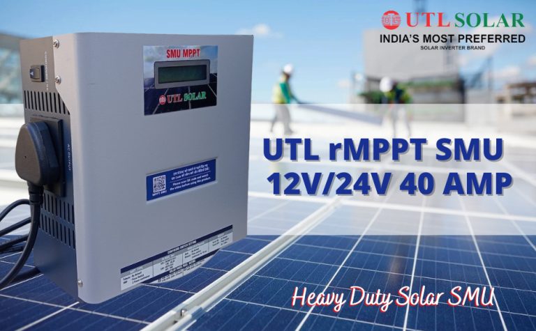 UTL MPPT SMU 12V/24V 40A Automatic Solar Charge Controller