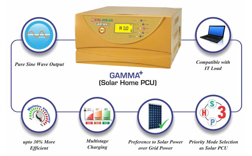 2000VA 24V gamma solar inverter