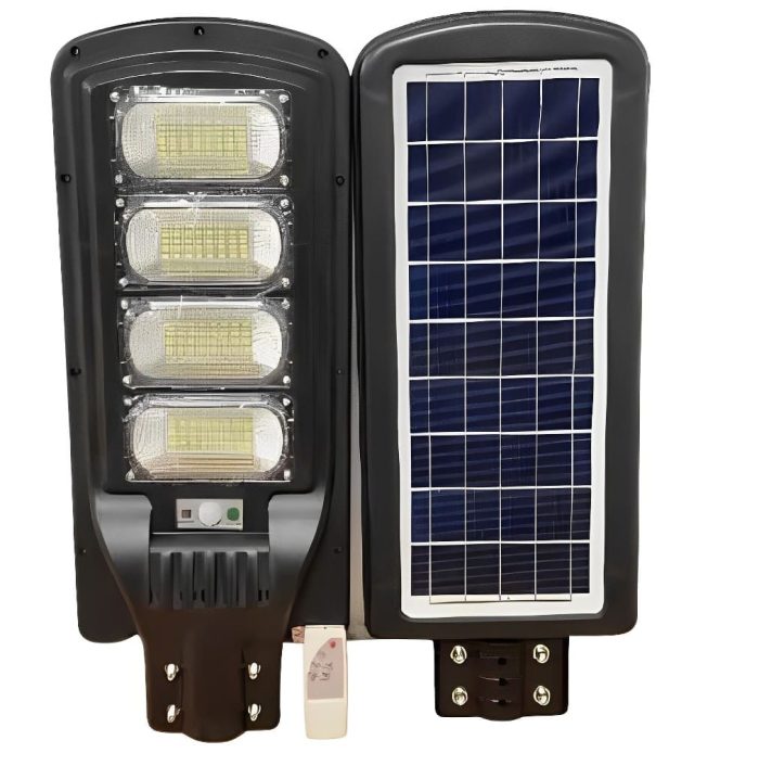 4 window solar street light