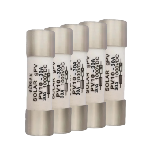 Elmax DC Fuse 30A 5 pcs Front View