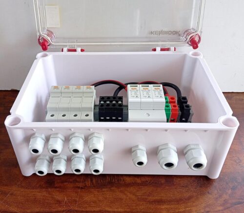 Kenbrook Solar AJB DCDB 4 in 1 out 1000V Inbuilt 4 x 20A Fuses, 1000V SPD ( 4 Series/String x up to 20 Panels max.) (Standard 4In 1 1000V) - Image 5