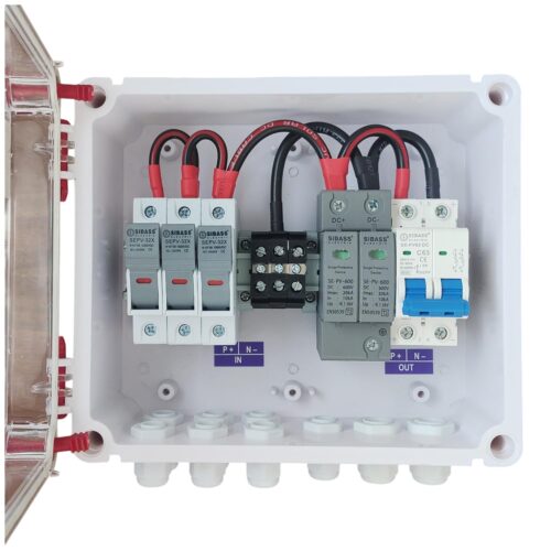 AJB DCDB 3 in 1 out 600v Sibass Sibass MCB 32A