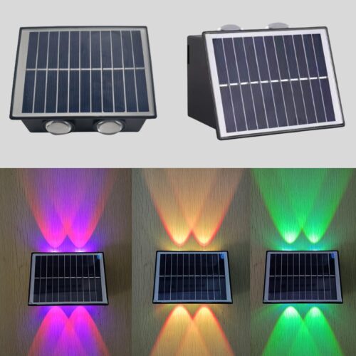 Solar wall decoration light RGB