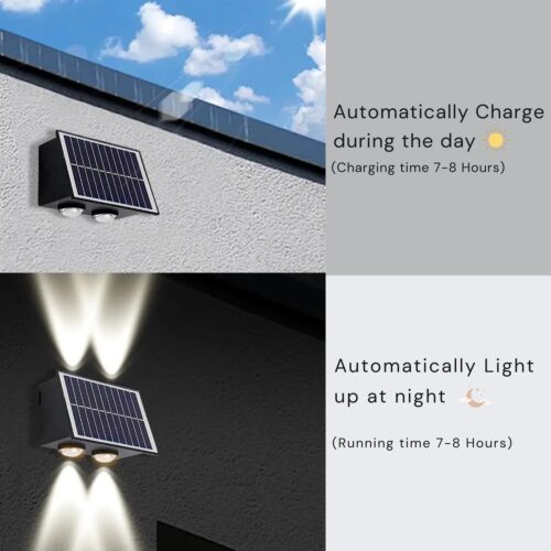 Solar wall decoration light RGB