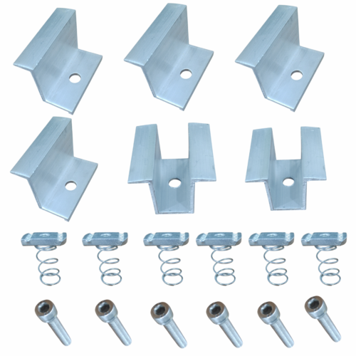 2 Panel 1 Row End Mid Clamp