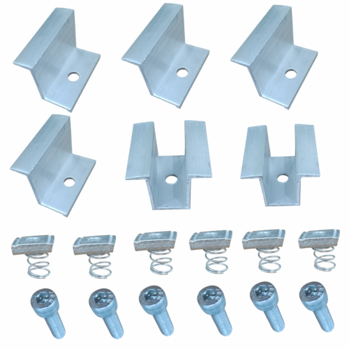 2 Panel 1 Row END Mid Clamp