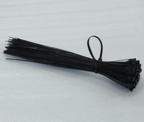 250 x 4 mm Black Cable Ties