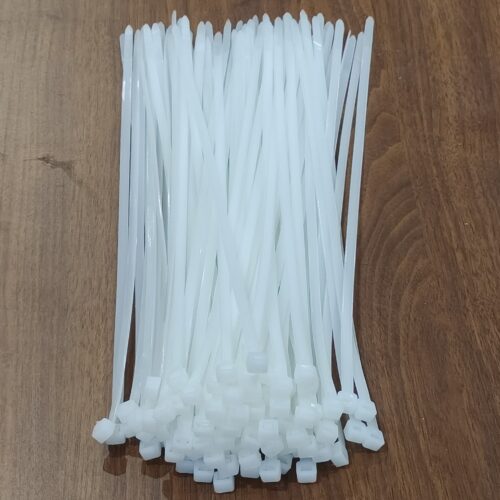 300 x 4 mm White Cable Ties