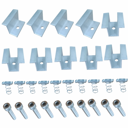 4 Panel 1 Row End Mid Clamp