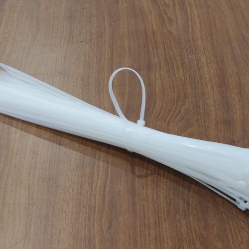 400 x 5 mm White Cable Ties