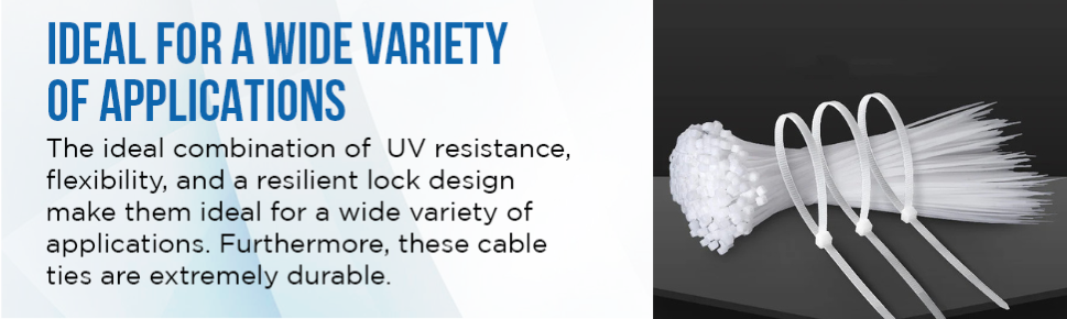 White cable Ties Product Description