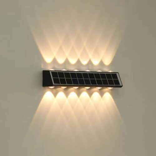 6+6 Solar wall light