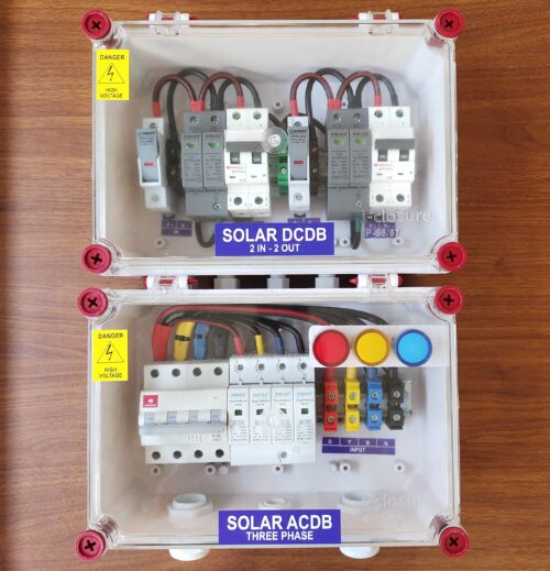 ACDB DCDB 3ph 2-2 600V 20A Sibass Havells MCB