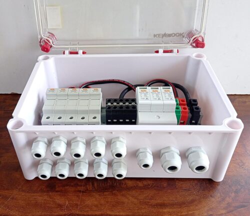 Kenbrook Solar AJB DCDB 5 in 1 out 1000V Inbuilt 5 x 20A Fuses, 1000V SPD (5 Series/String x up to 20 Panels Max.) (Standard, 5IN1 1000V) - Image 5