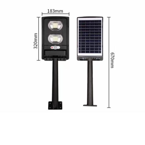 Kenbrook Solar Mini Solar Street Light – IP65 Waterproof, Automatic On Off Motion Sensor Solar Light for Outdoor Use (6 Watt) - Image 2