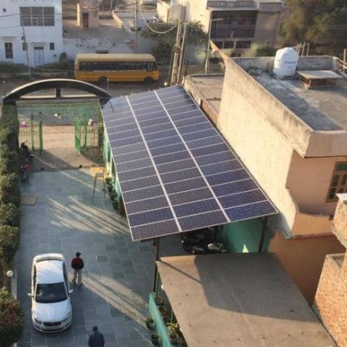 50kW solar installation in Gurgaon