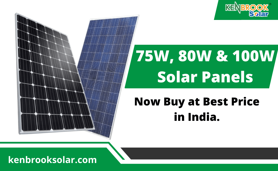 Buy 100 Watt Solar Panels Online at Best Price in India