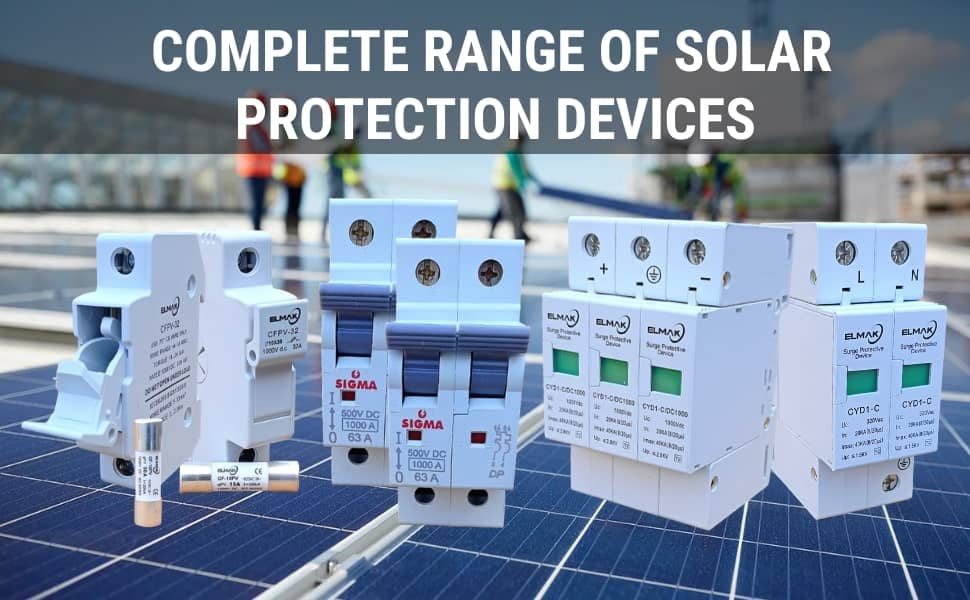 Complete range of solar protection device