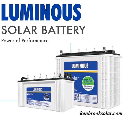 luminous solar batteries