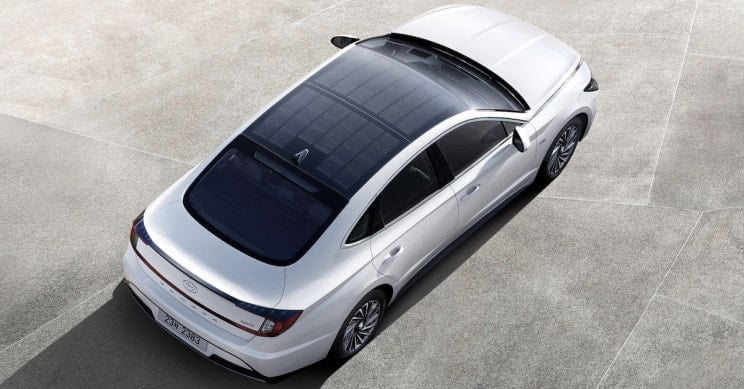 Hyundai solar car