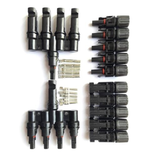 Kenbrook Solar 4 in 1 T4 Connector with 5 Pair MC4 Connectors