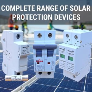 Solar Protection Devices – SPD, MCD, DC Fuse, ACDB & DCDB At Best Price