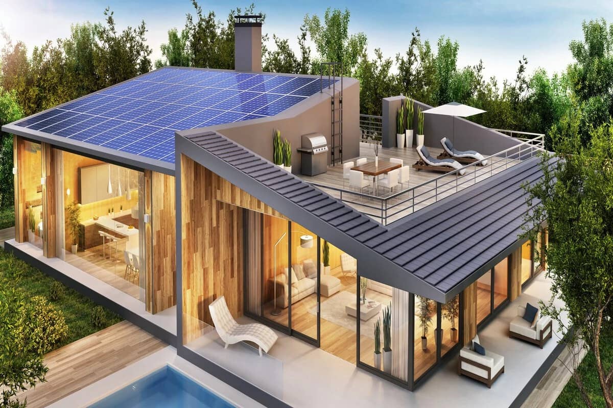 Solar power home