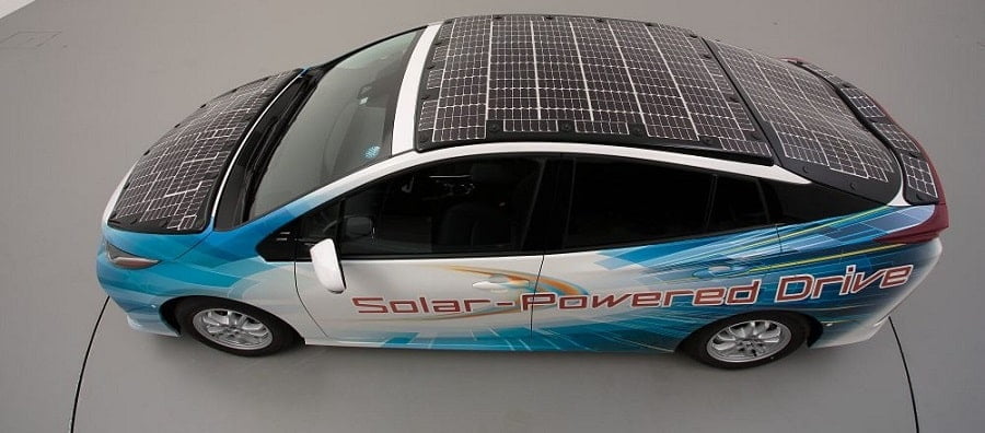 Toyota solar car