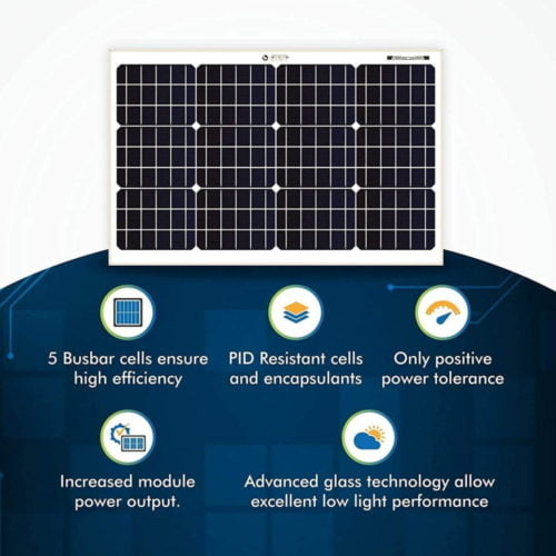 Eapro 50 watt solar panel